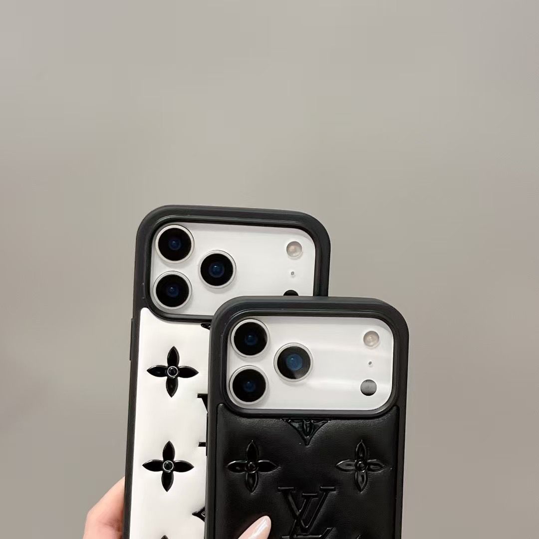 Luxury Monogram Designer Leather Cover For iPhone 13-18 Pro & Pro Max