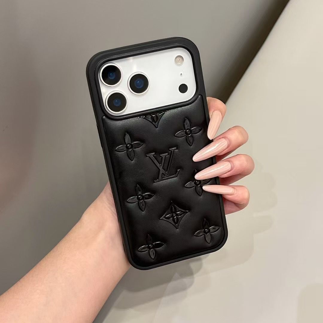 Luxury Monogram Designer Leather Cover For iPhone 13-18 Pro & Pro Max
