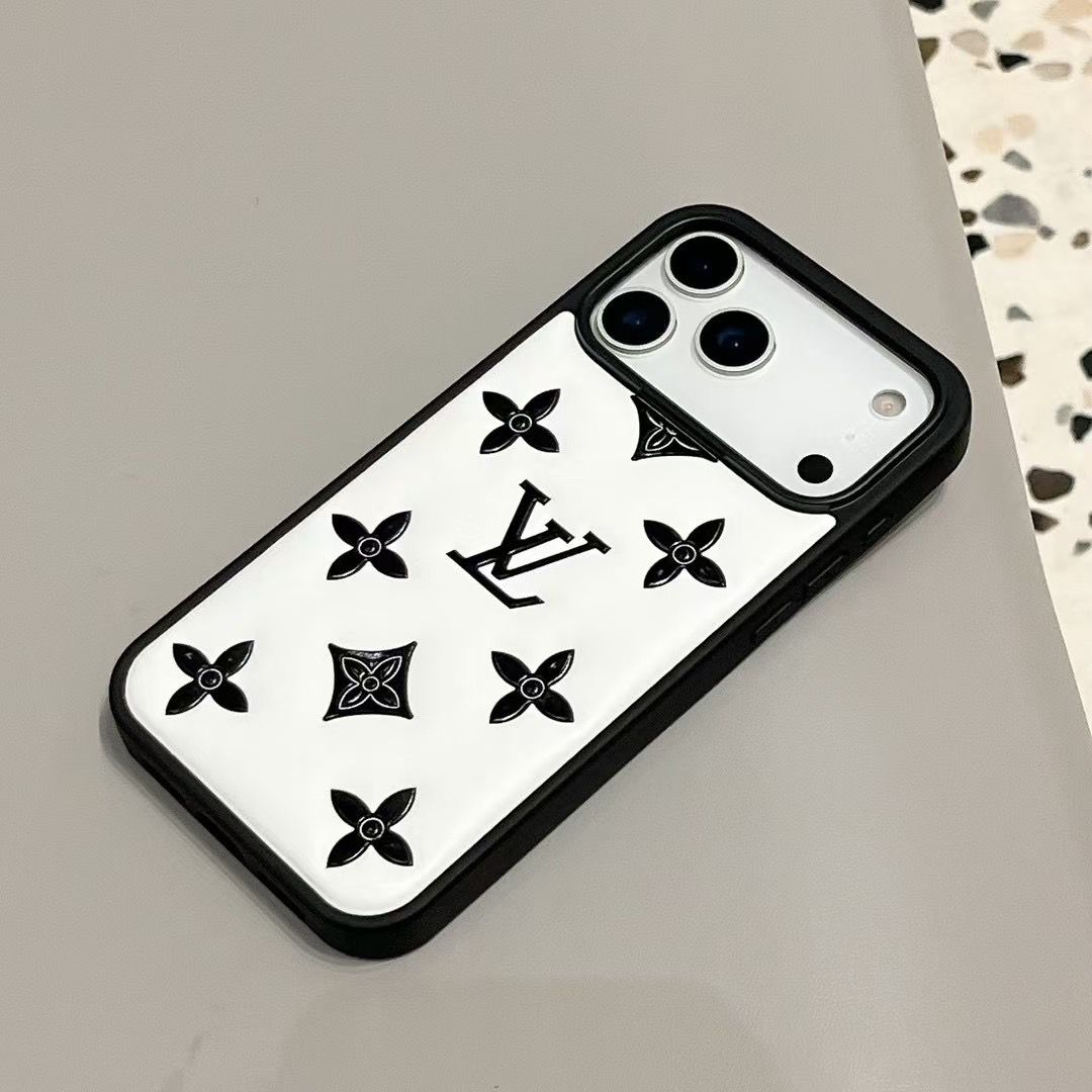 Luxury Monogram Designer Leather Cover For iPhone 13-18 Pro & Pro Max