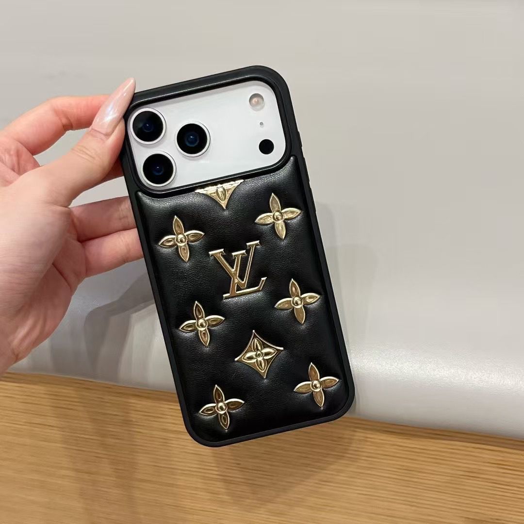 Luxury Monogram Designer Leather Cover For iPhone 13-18 Pro & Pro Max