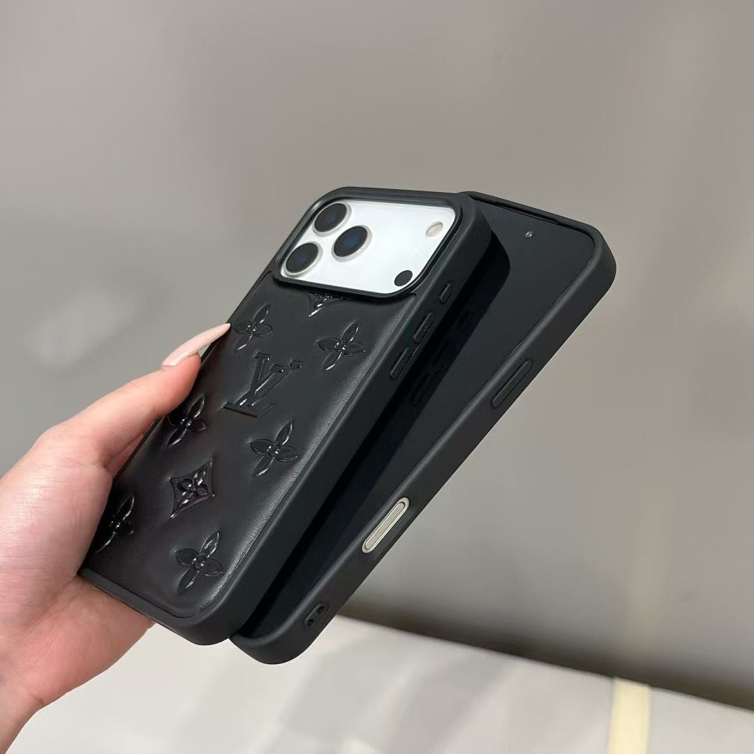 Luxury Monogram Designer Leather Cover For iPhone 13-18 Pro & Pro Max