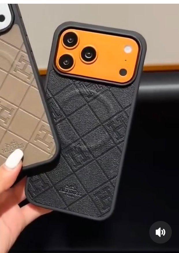 HRM MagSafe Quilted Leather Phone Case for iPhone 12-18 Pro & Pro Max