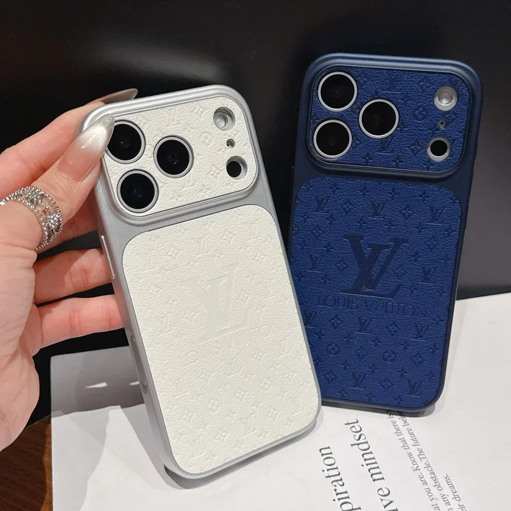 Luxury Designer Style Monogram Cover For iPhone 13-18 Pro & Pro Max