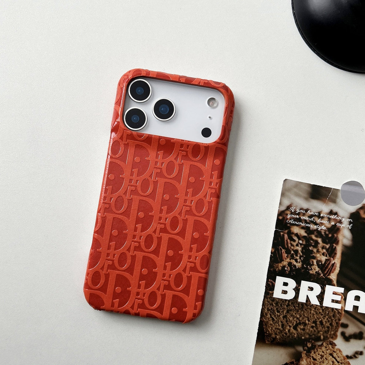 Lux Leather Dior Phone Case For iPhone 12-18 Pro & Pro Max