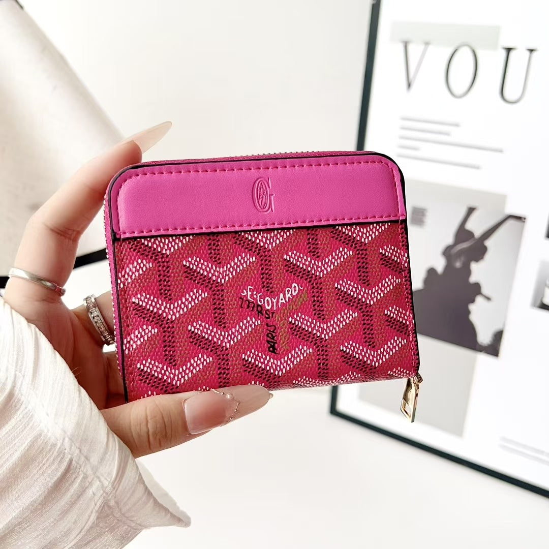 GYD Luxurious Multi-Slot Compact Zip Wallet