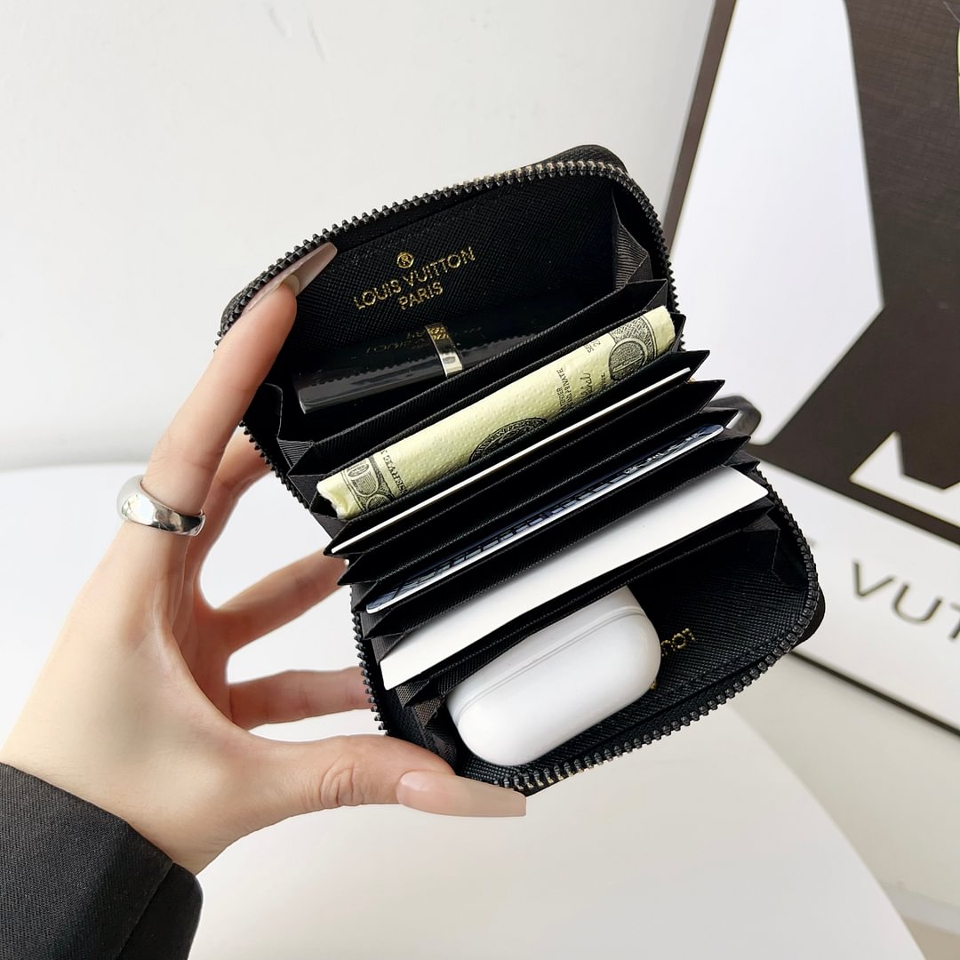Mini Handbag Zip Wallet Gucci Card Holder Leather Coin Purse Roxy New