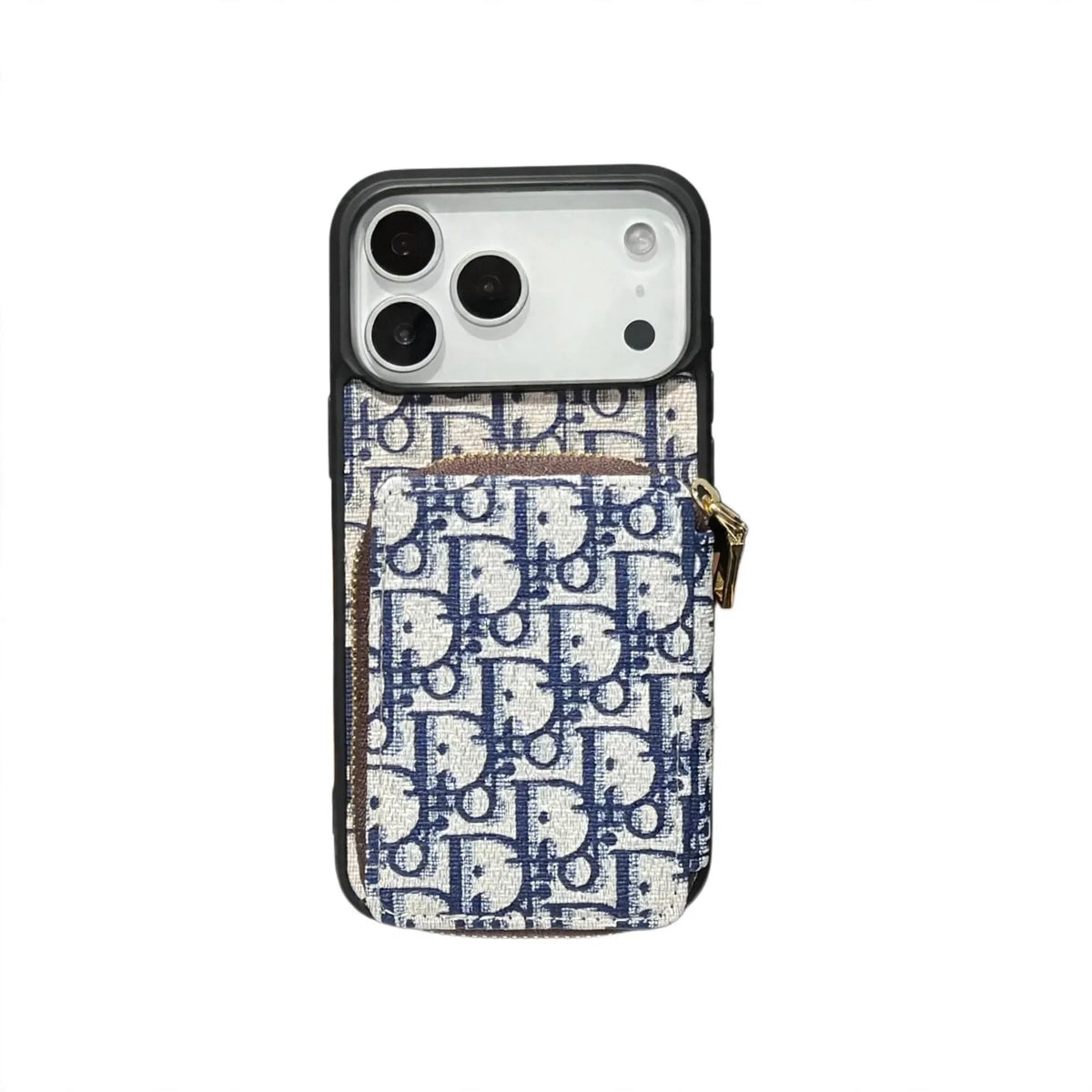 Dior Luxury iPhone Case Card Slot for iPhone 12-18 Pro & Pro Max