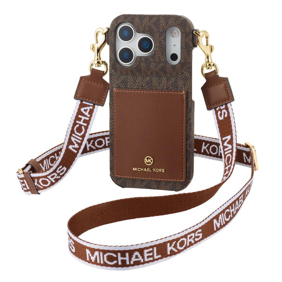 Luxury MK Wrap Case Pocket with Strap for iPhone 13-18 Pro & Pro Max