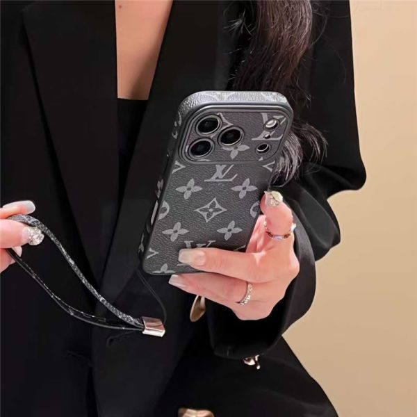 Louis Vuitton Phone Monogram Case with Strap For iPhone 13-18 Pro & Pro Max