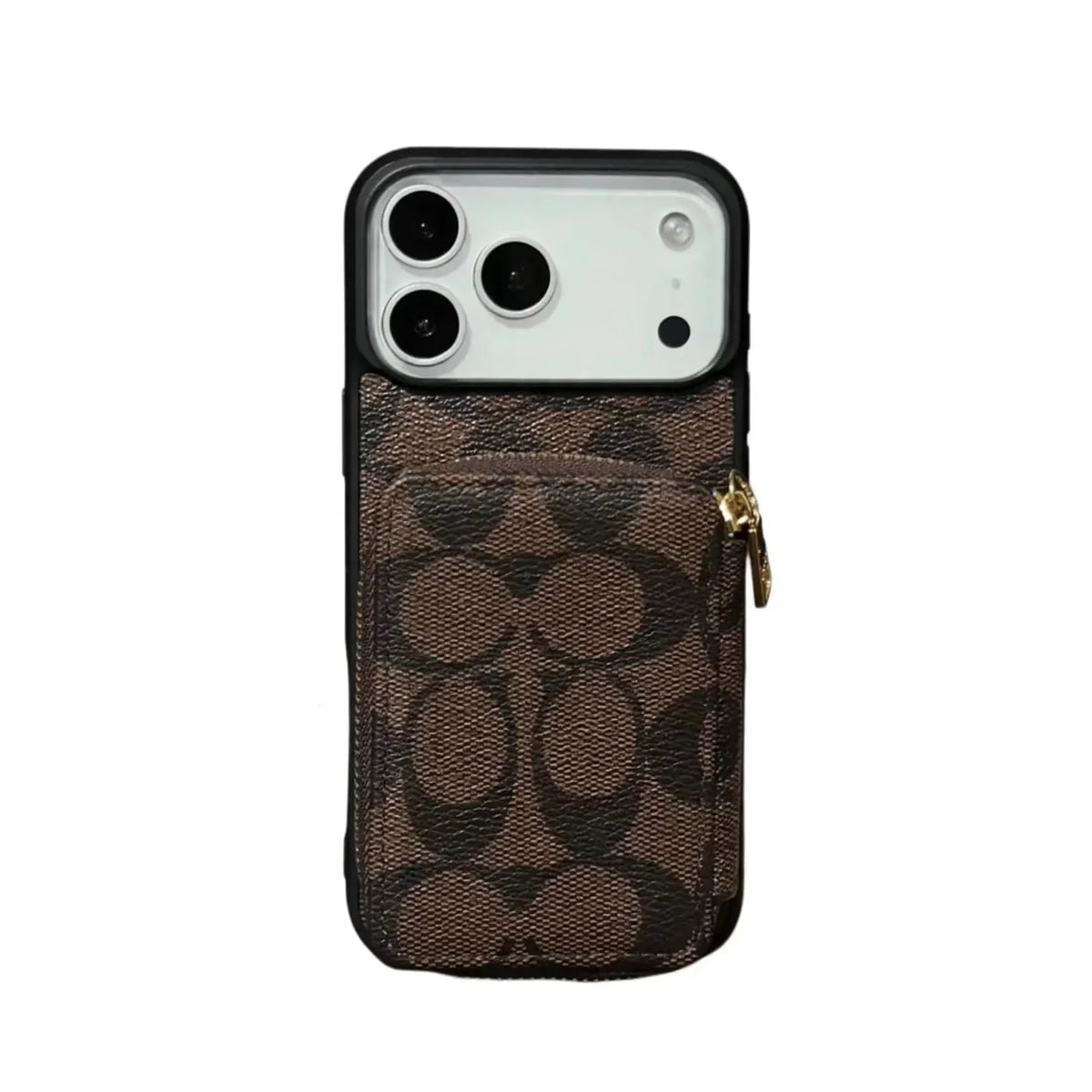 Luxury Leather Phone Case with Card Holder for iPhone 12-18 Pro & Pro Max