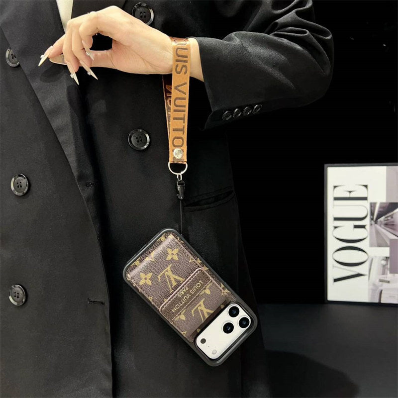 Detachable crossbody chain strap for LV iPhone case