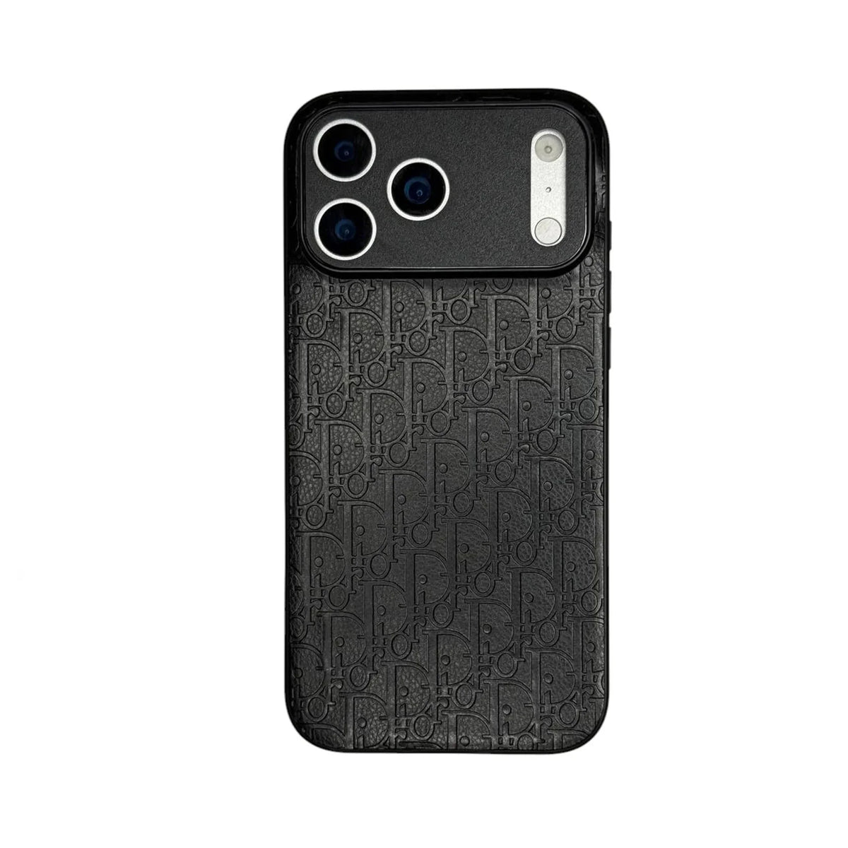 Dior Oblique Embossed Leather Case for iPhone 12-18 Pro & Pro Max