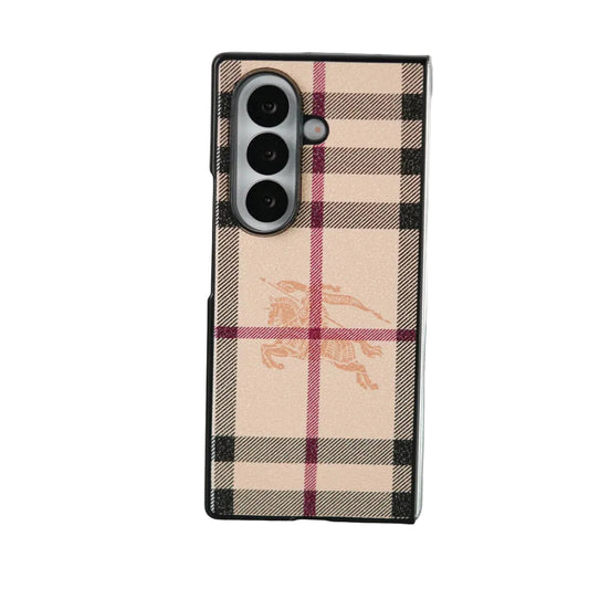 Luxury Burberry Case for Samsung galaxy Z Fold 3-8