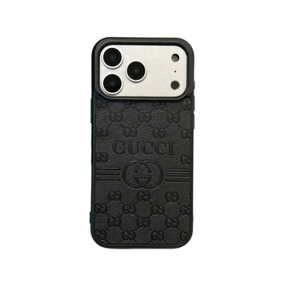 Gucci-Inspired GG Monogram Phone Case for iPhone 12-18 Pro & Pro Max