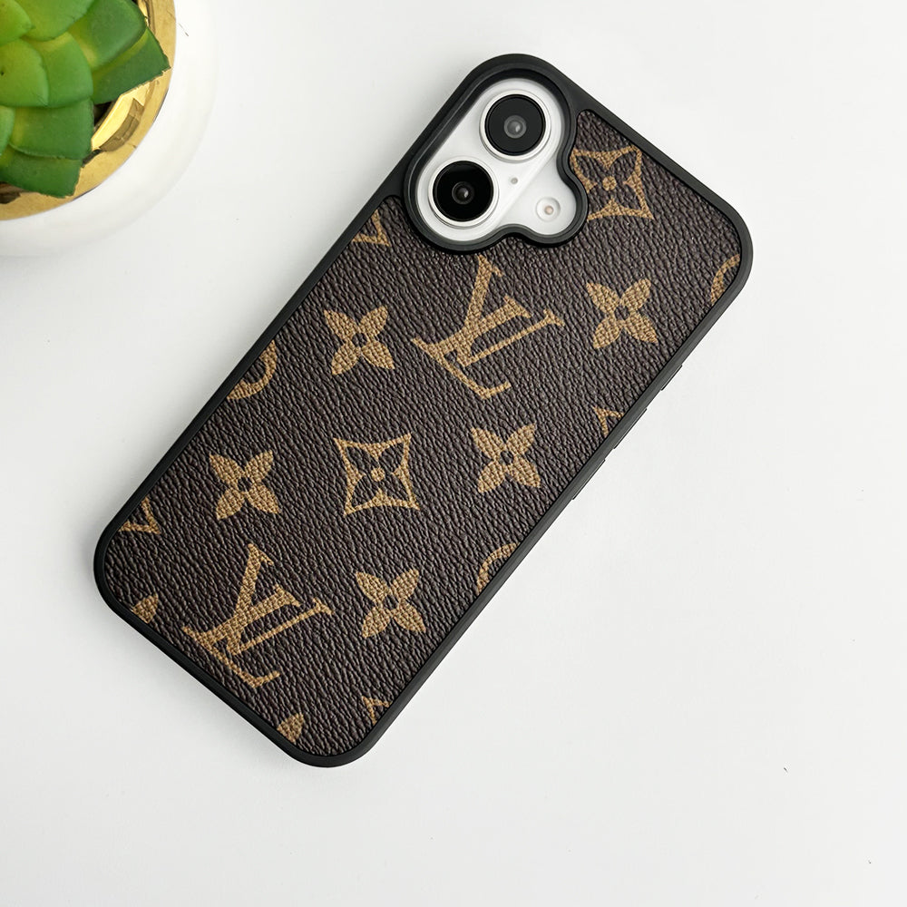 Luxury Brand Leather Case For iPhone theroxymob