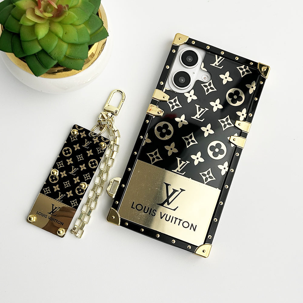 Luxury Brand Shiny Trunk Case For iPhone 12-18 Pro & Pro Max