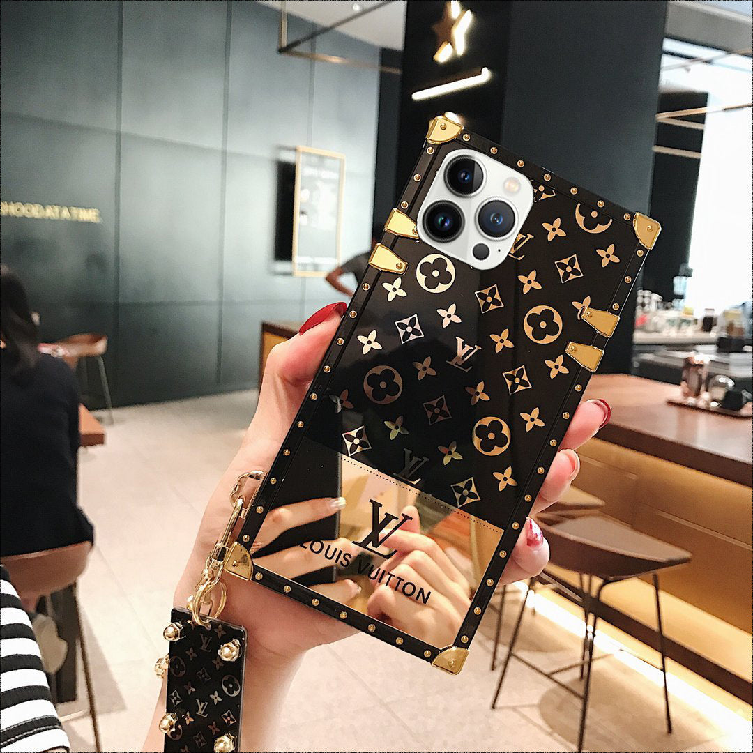Luxury Brand Shiny Trunk Case For iPhone 12-18 Pro & Pro Max