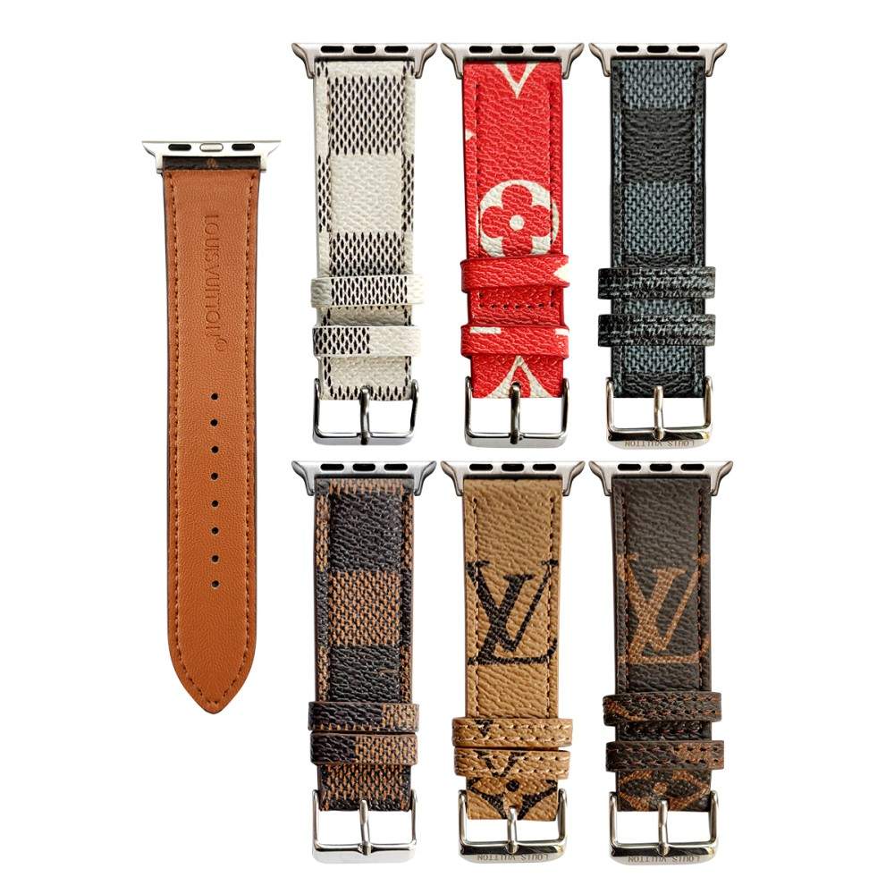 CLASSIC BROWN  LUXURY STRAP FOR APPLE WATCH Roxy New 2