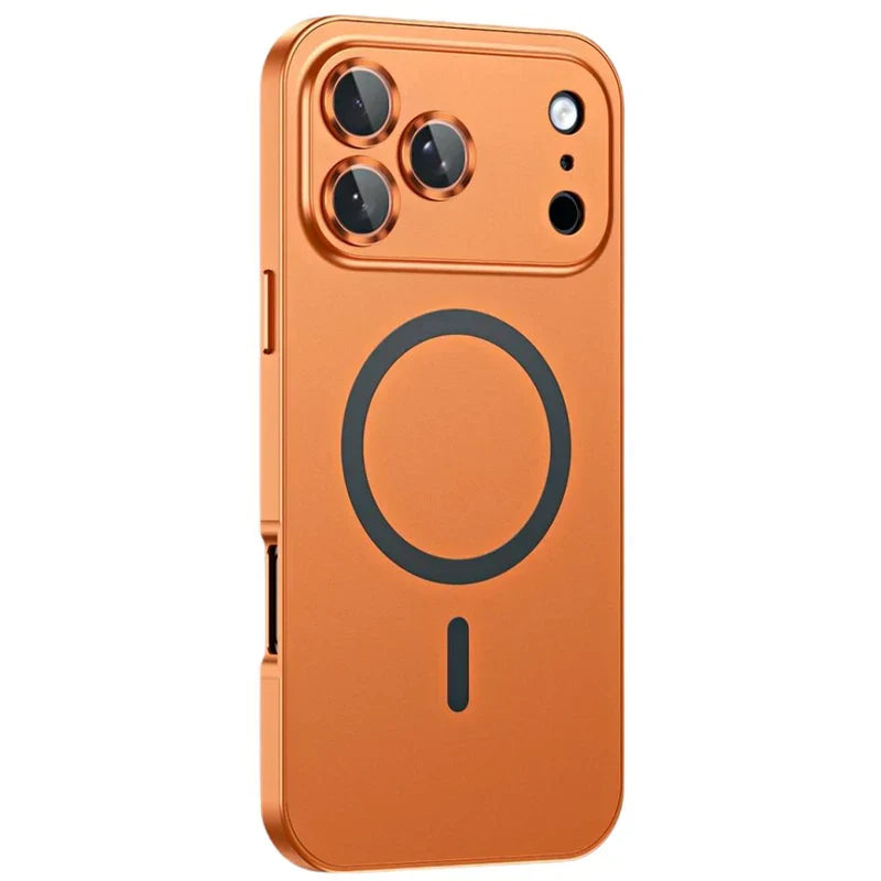 Luxurious Aluminium Magnetic Case Lens Glass Protective For iPhone 12-18 Pro & Pro Max