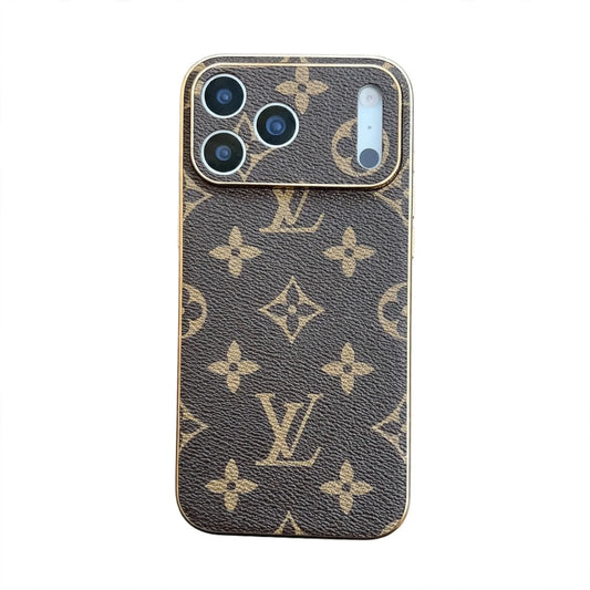 Lv Luxury Phone Case For iPhone 12-18 Pro & Pro Max