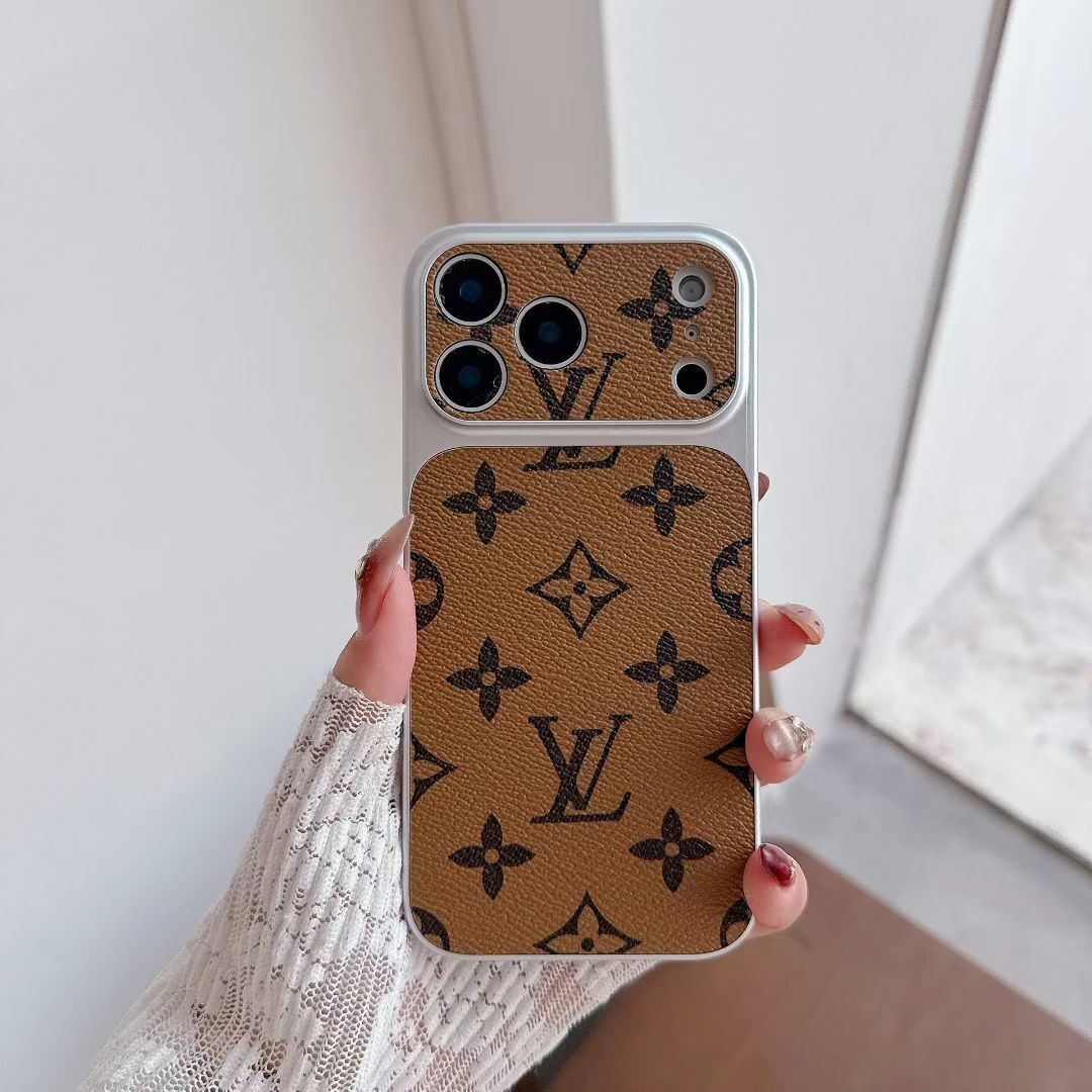 Multicolor Monogram LV-Style Phone Case for iPhone 13-18 Pro & Pro Max