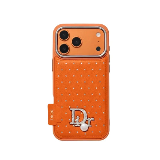 Classic Style Crystal Studded Phone Case for iPhone 13-18 Pro & Pro Max