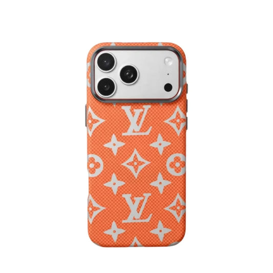 Luxury Monogram Pattern Phone Case For iPhone 14-18 Pro & Pro Max