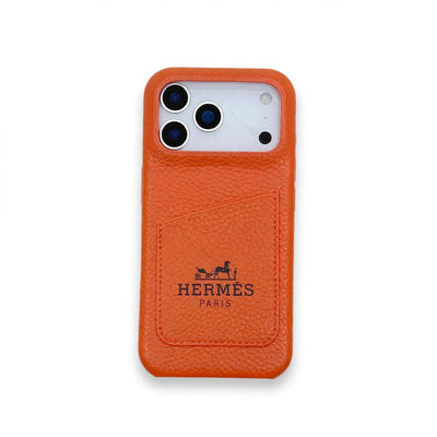 Luxury Leather HRMS Phone Case for iPhone 13-18 Pro & Pro Max