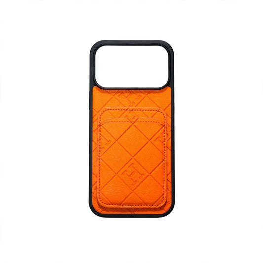 HRM Quilted Leather Wallet Case with Card Pocket for iPhone 12-18 Pro & Pro Max