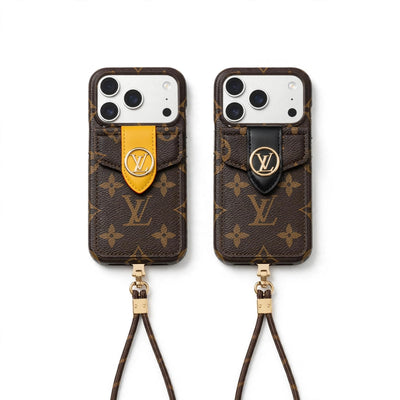 Luxury Leather Wallet Card Holder Phone Case For iPhone 13-18 Pro & Pro Max