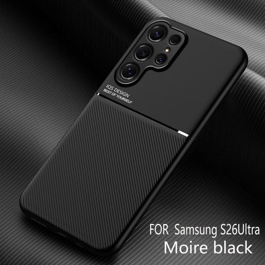 Magnetic Texture Leather Case for Samsung Galaxy S23 / S24 / S25 / S26 Ultra