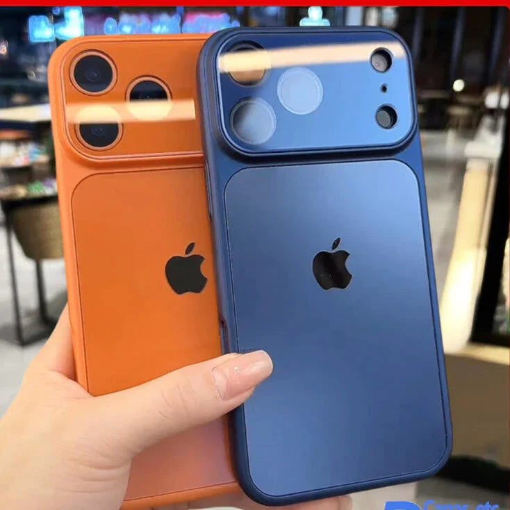Luxury Multi-Color Matte Glass Case For iPhone 13-18 Pro & Pro Max